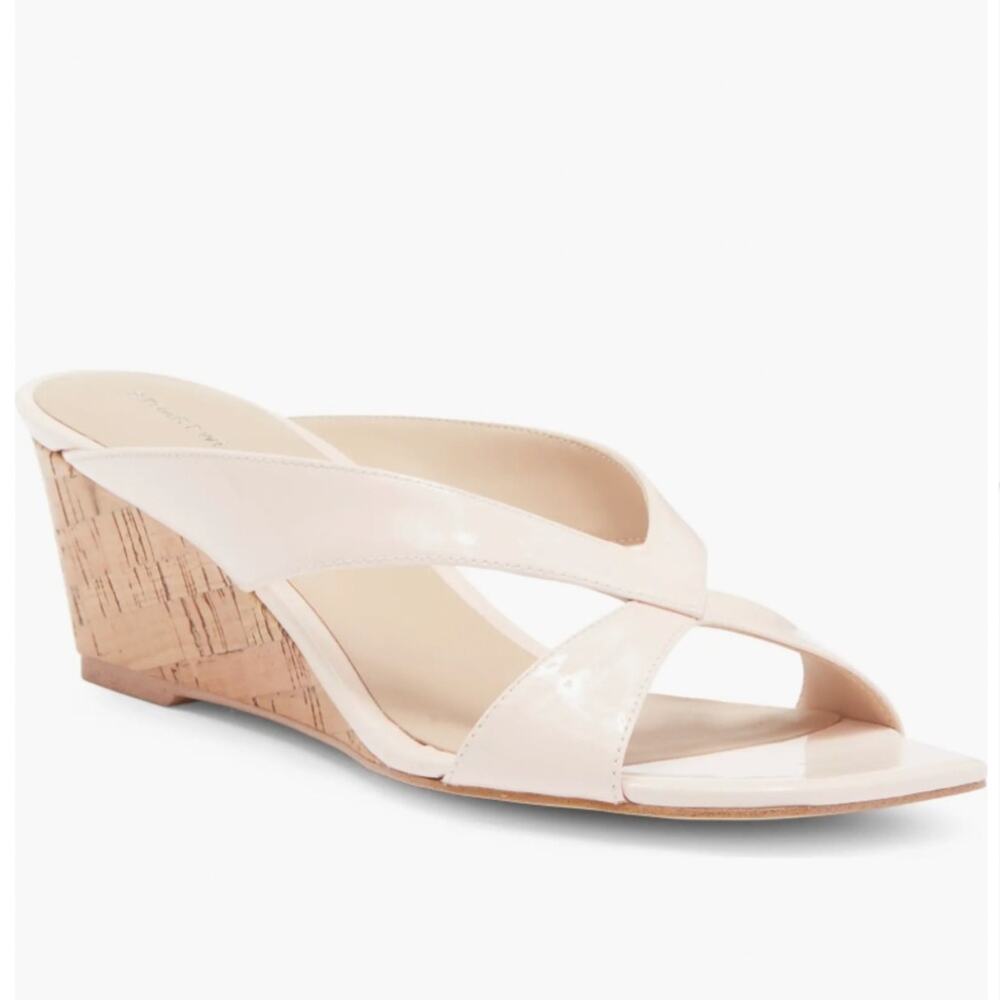 Stuart Weitzman Miami Wedge Slide Sandal Size 10 - Picture 1 of 10